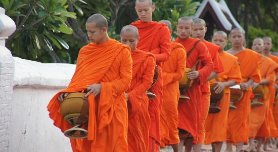 Luang Prabang Buddhits Monks